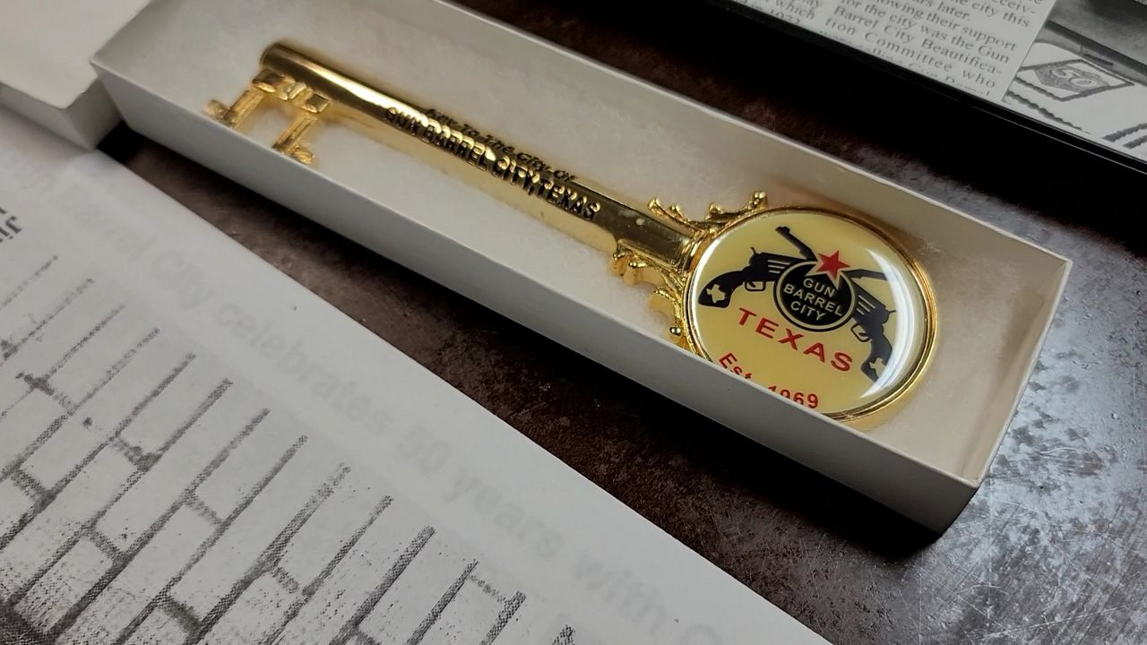 The story behind Gun Barrel City's famous slogan